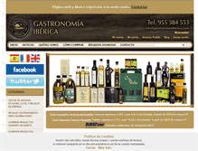 Tablet Screenshot of gastronomiaiberica.com